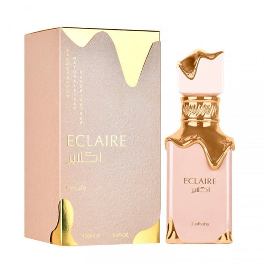 Flacon Lattafa Eclaire parfum femme vanille caramel
